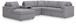 Modmax - Sectional - Granite