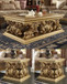 HD-8016 - 3 Piece Coffee Table Set - Bright Gold