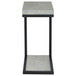 Beck - Engineered Wood C-Shape Sofa Side Table