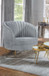 Sophia - Upholstered Channel Tufted Barrel Accent Chair