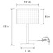 Ramiro - Drum Shade Metal Lamp