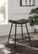 Bayu - Leather Upholstered Counter Stool (Set of 2)
