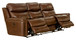Ceretti - Power Reclining Sofa - Brown Italian Top Grain Leather Match
