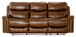 Ceretti - Power Reclining Sofa - Brown Italian Top Grain Leather Match