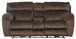 Sedona - Power Hdrst With Lumbar Lay Flat Reclining Console Loveseat With Storage & Cupholders