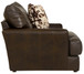 Pavia - Top Grain Italian Leather Chair With Cuddler Cushions - Cocoa