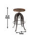 Sparrow - Round Setup Stool - Dark Brown