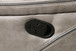 Tyson - Recliner Sofa With Drop Down Table - Pearl Silver