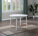 Naples - Drop Leaf Dining Table - White