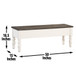Joanna - Storage Bench - Two Tone