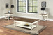 Joanna - 3 Piece Table Set (2 End & Coffee Tables) - White