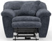 Paxon - Deep Seat Power Lay Flat Recliner With Power Adjustable Headrest - Smoke
