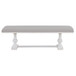 Warren - Bench - Distressed White
