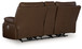 Vonryan - Power Reclining Loveseat With Console / Adj Headrest - Tobacco