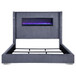Tisdall - Upholstered Fireplace Bed