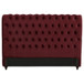 Devon - Upholstered California King Headboard - Wine Red