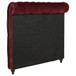 Devon - Upholstered Full Headboard - Wine Red