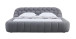 Bubbles Curvy Modern Fabric Bed