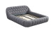 Bubbles Curvy Modern Fabric Bed