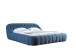 Bubbles Curvy Modern Fabric Bed