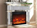 Valeria LED Fireplace with Bluetooth Speaker by New Era Innovations