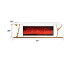 Rosa Modern LED TV Stand with Bluetooth