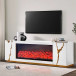 Rosa Modern LED TV Stand with Bluetooth