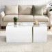 Stone White Modern Coffee Table