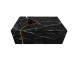 Stone Black Modern Coffee Table
