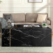 Stone Black Modern Coffee Table