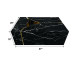 Stone Black Modern Coffee Table