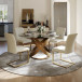 Sami 51" Round Glass Top Table by New Era Innovations