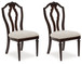 Lavinton - Tan / Brown - Dining Upholstered Side Chair (Set of 2)