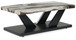 Cendill - Occasional Table Set (Set of 3) - Dark Brown / White / Black