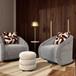 Rory - Boucle Swivel Chair