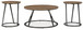 Cassbryn - Occasional Table Set (Set of 3) - Brown / Black