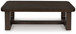 Breckington - Dark Brown - Rectangular Cocktail Table