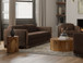 Balam - Loveseat - Dark Brown