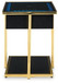 Rexwell - Black / Gold Finish - Accent Table With Speaker