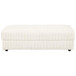 Emberson - Upholstered Rectangular Storage Ottoman - Ivory