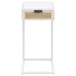 Amherst - 1-Drawer Radio Weave Cane Metal Side Table