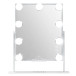 Vanity Mirror with Lights Hollywood Makeup Mirror with 9 Bulbs Wireless Charger