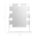 Vanity Mirror with Lights Hollywood Makeup Mirror with 9 Bulbs Wireless Charger