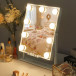 Vanity Mirror with Lights Hollywood Makeup Mirror with 9 Bulbs Wireless Charger by Vanitii