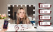 Vanity Hollywood Mirror with Lights Speaker USB Charging Lighted Makeup Mirror