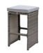 Ismay - Bar Stool (Set of 6) - Gray