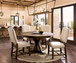 Julia - Round Dining Table - Light Oak / Beige