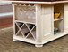 Sabrina - Counter Height Table - Off-White / Cherry