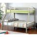 Lovia - Twin Over Full Bunk Bed - Metallic Gold