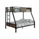Clapton - Twin Over Twin Bunk Bed - Black